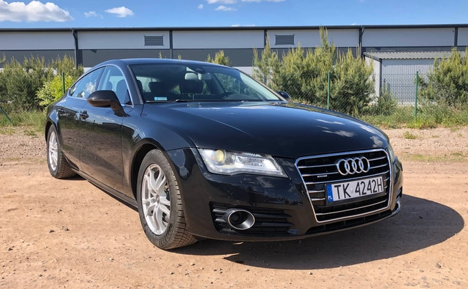 Audi A7 cena 62000 przebieg: 244146, rok produkcji 2010 z Kielce małe 191